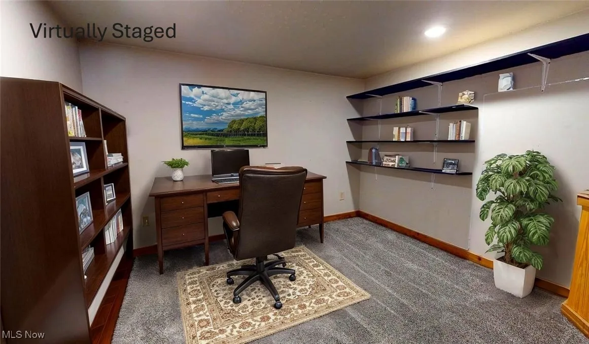 lower level room or office