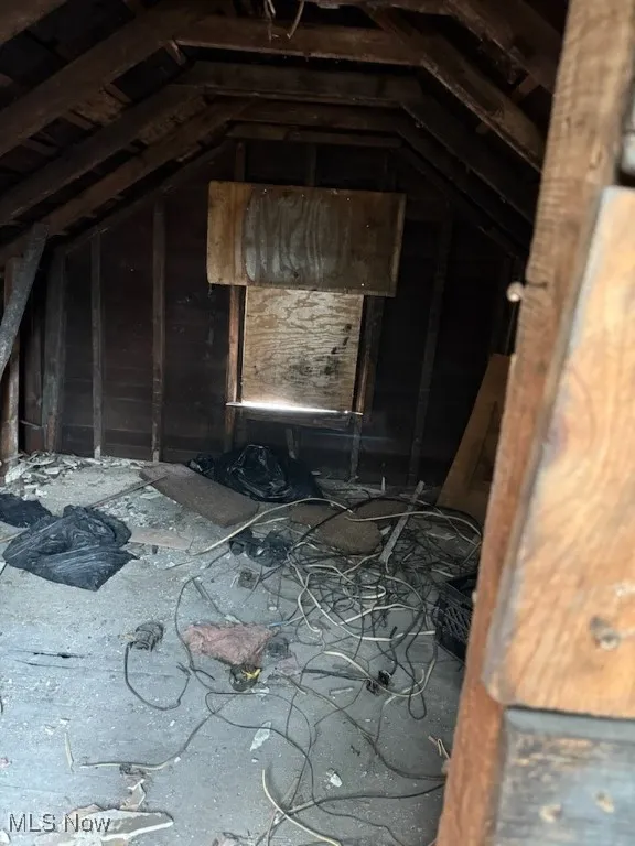 View of attic