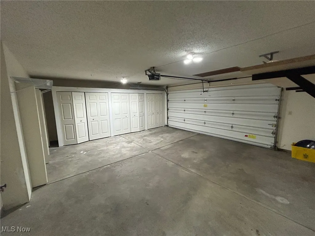 Garage with newly added storage