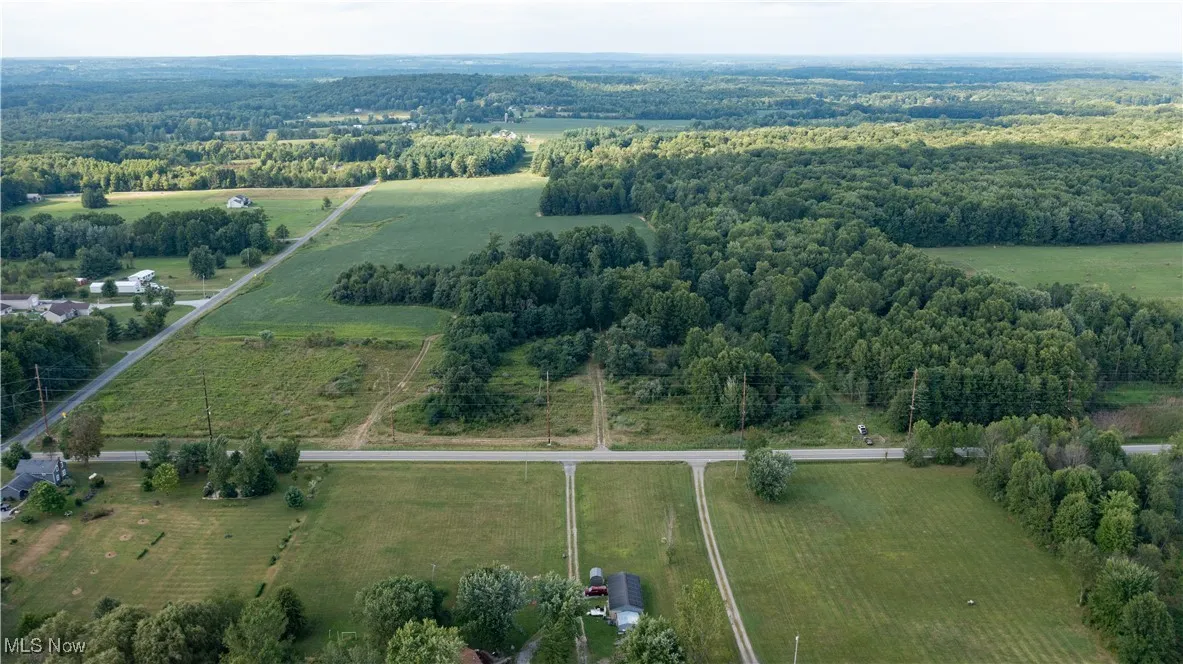Bird's eye view featuring a rural view