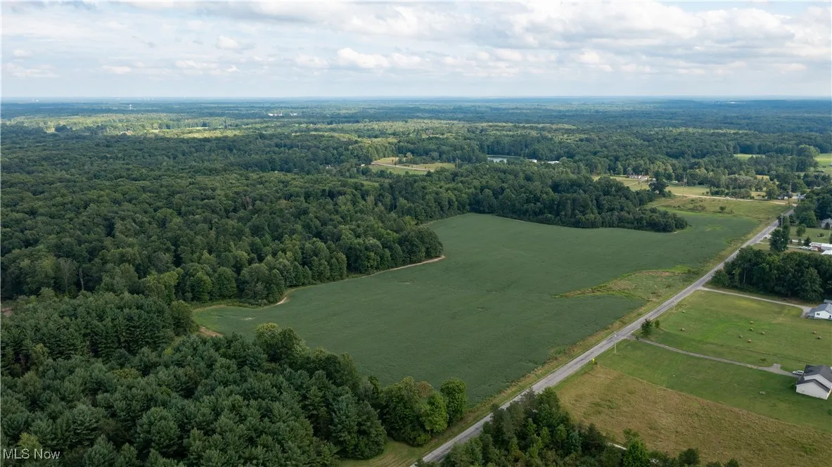 Bird's eye view with a rural view