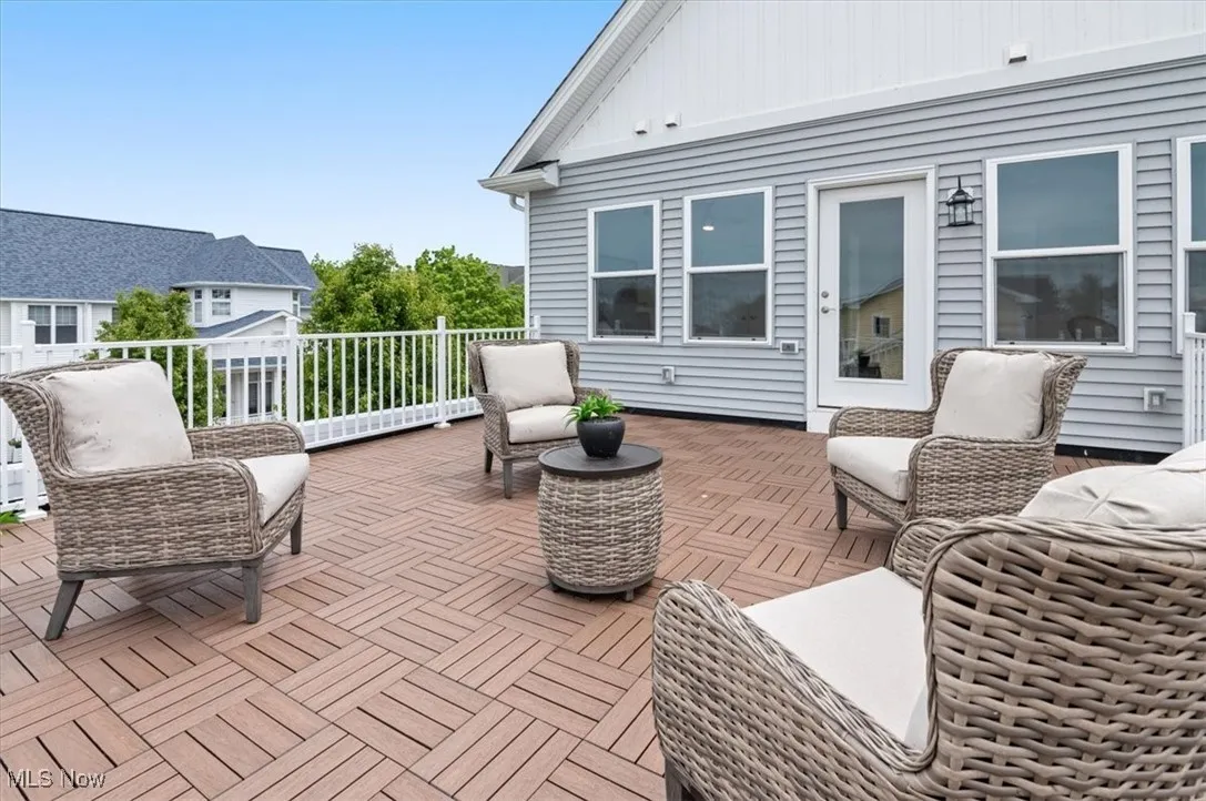 View of deck