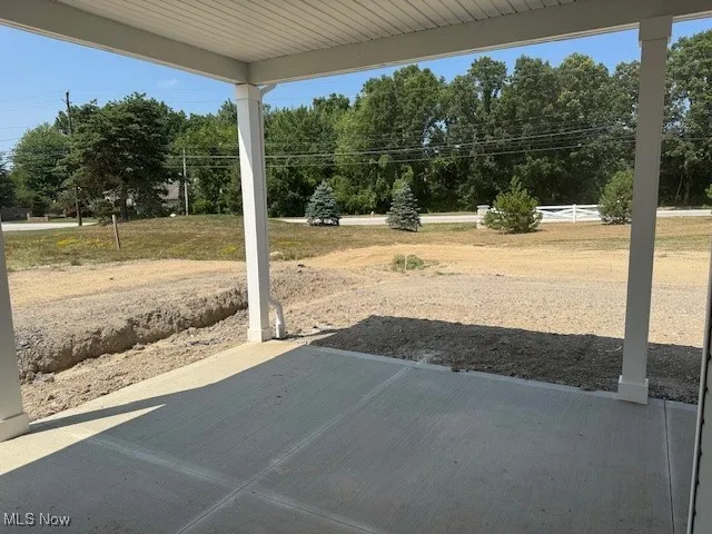 View of patio
