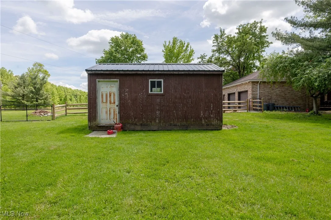 View of outbuilding
