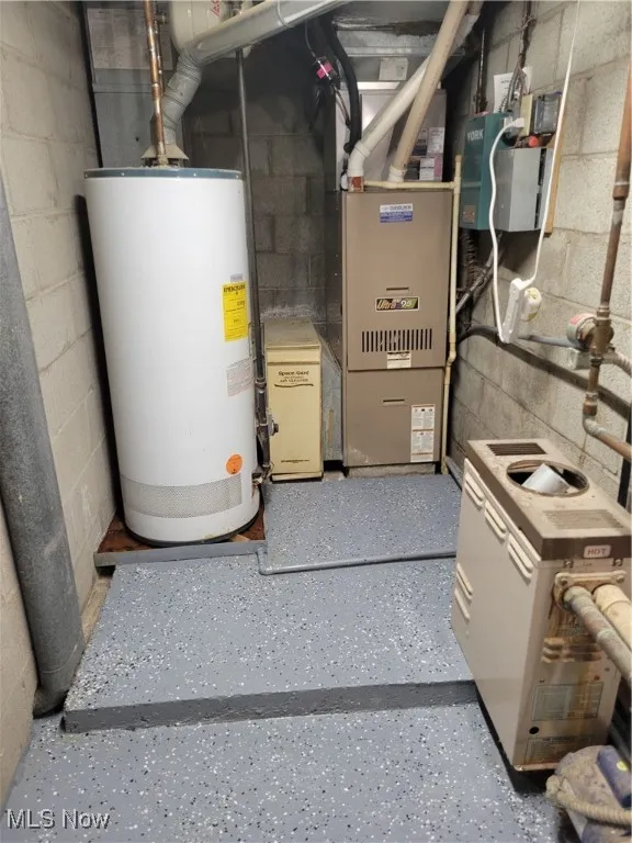 Utilities featuring water heater
