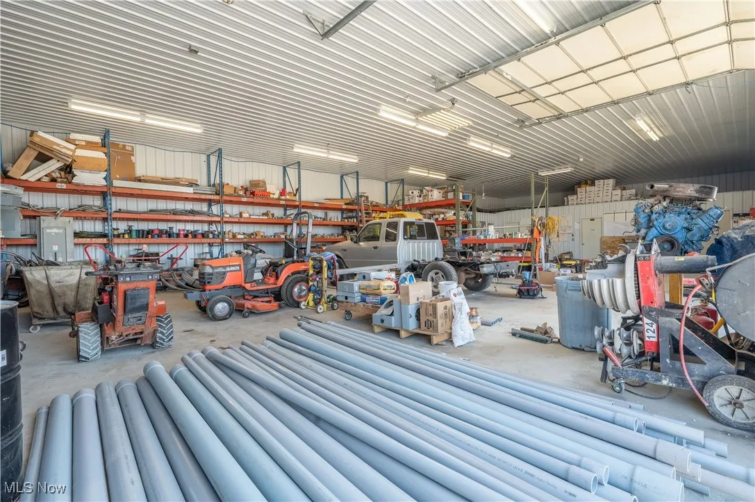 View of inside commercial building area