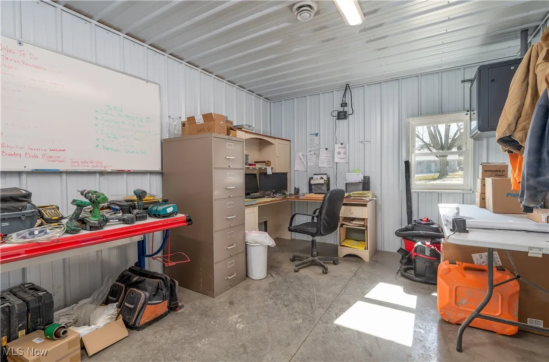 Office area inside commercial building