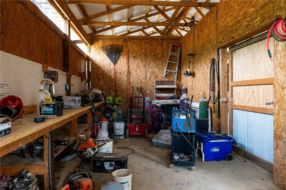 View of storage area