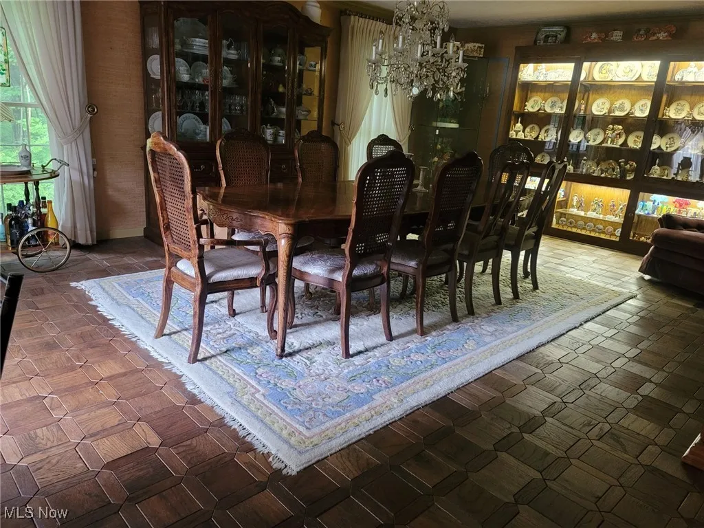 View of dining space