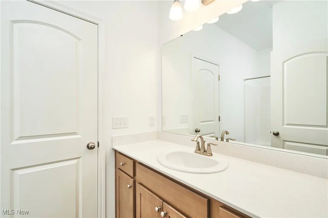 Full bath with vanity