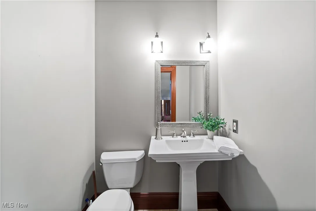 1st floor half bath