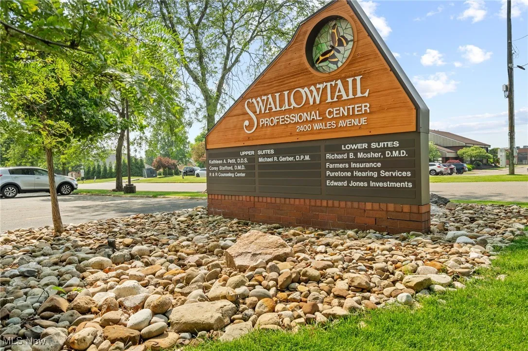 Swallowtail Professional offices signage.