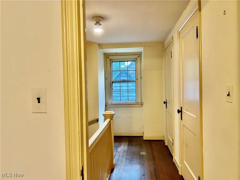 3rd floor hall with storage closets