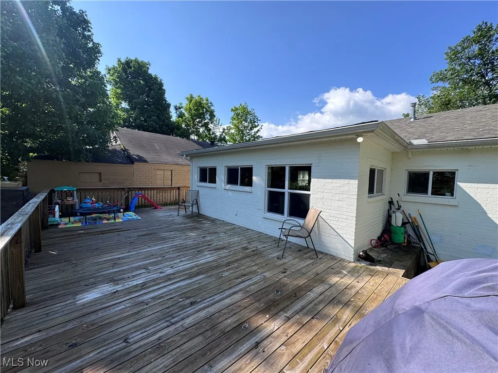 View of deck