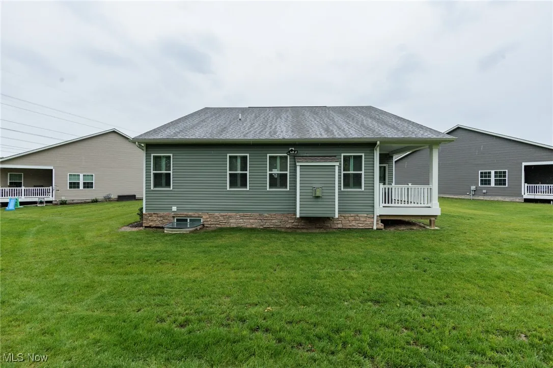 Rear view of home

