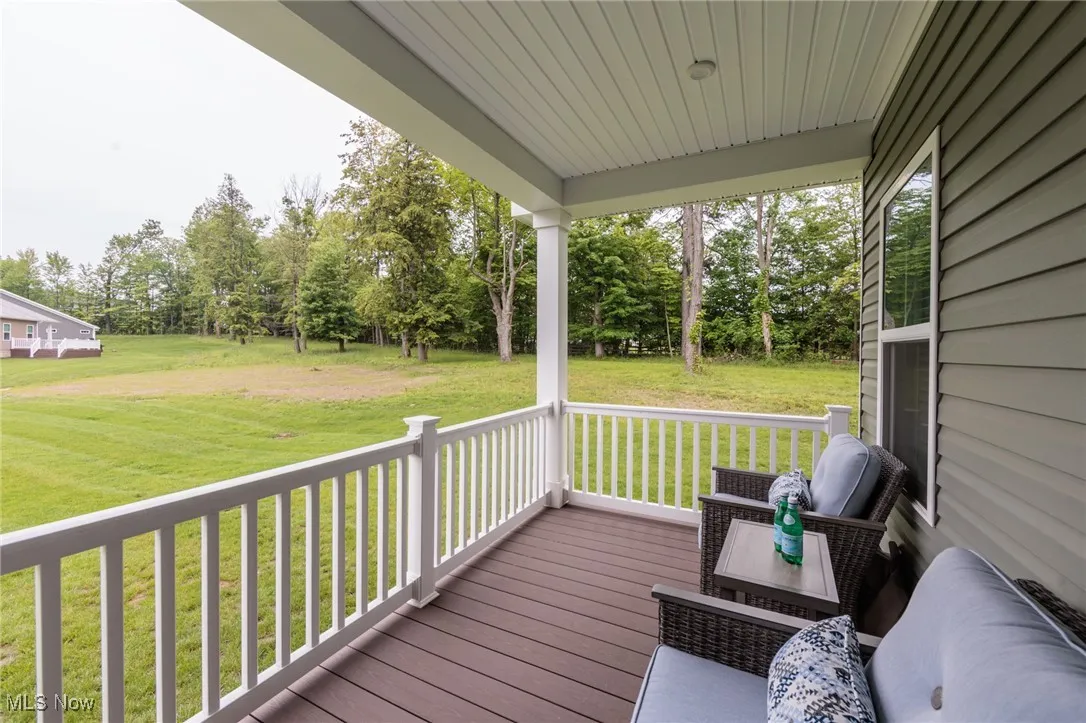 COVERED PORCH off dining area