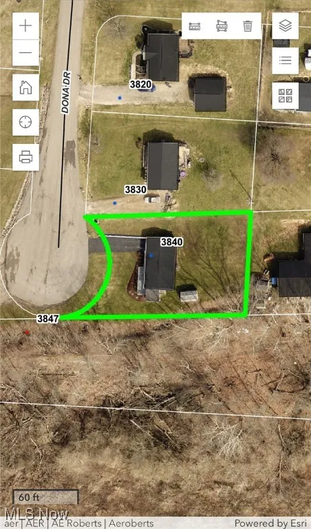Map of property location featuring property boundaries highlighted