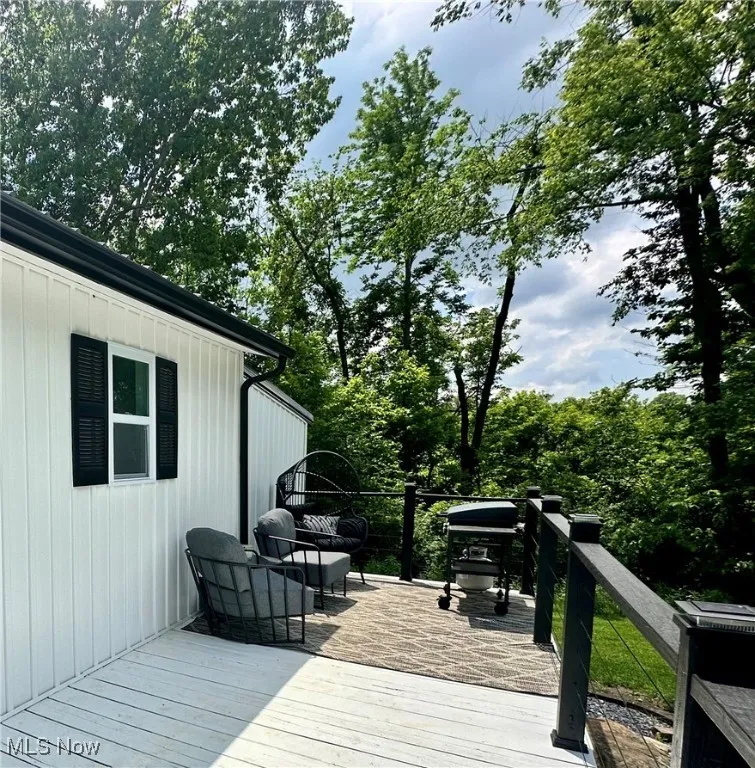 View of deck