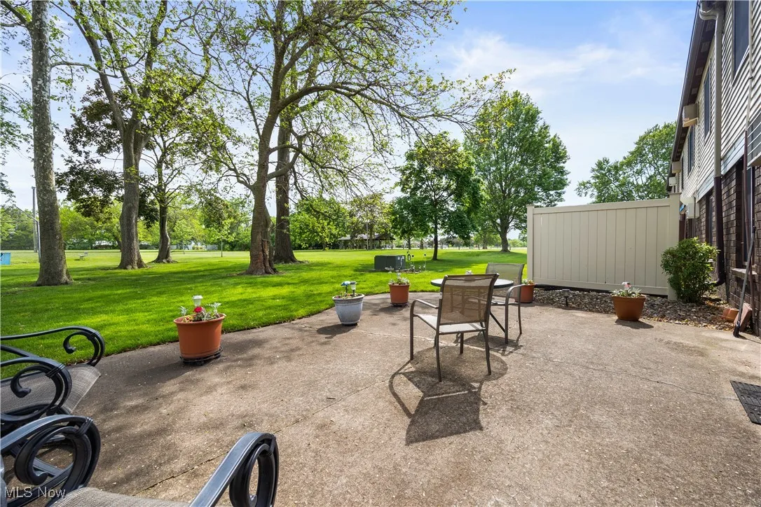 Back community patio
