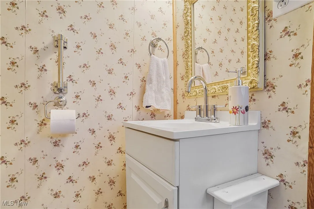 First floor half bath