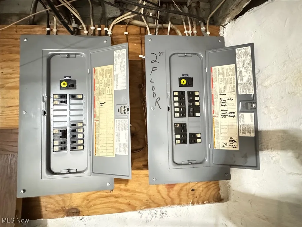 Utility room featuring electric panel