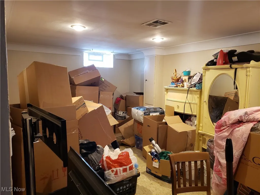 View of storage room