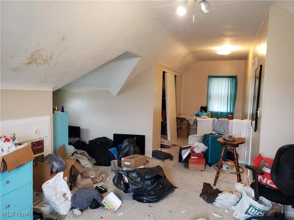 Additional living space with lofted ceiling