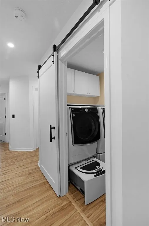 Second floor laundry with upgraded appliances and utility sink!