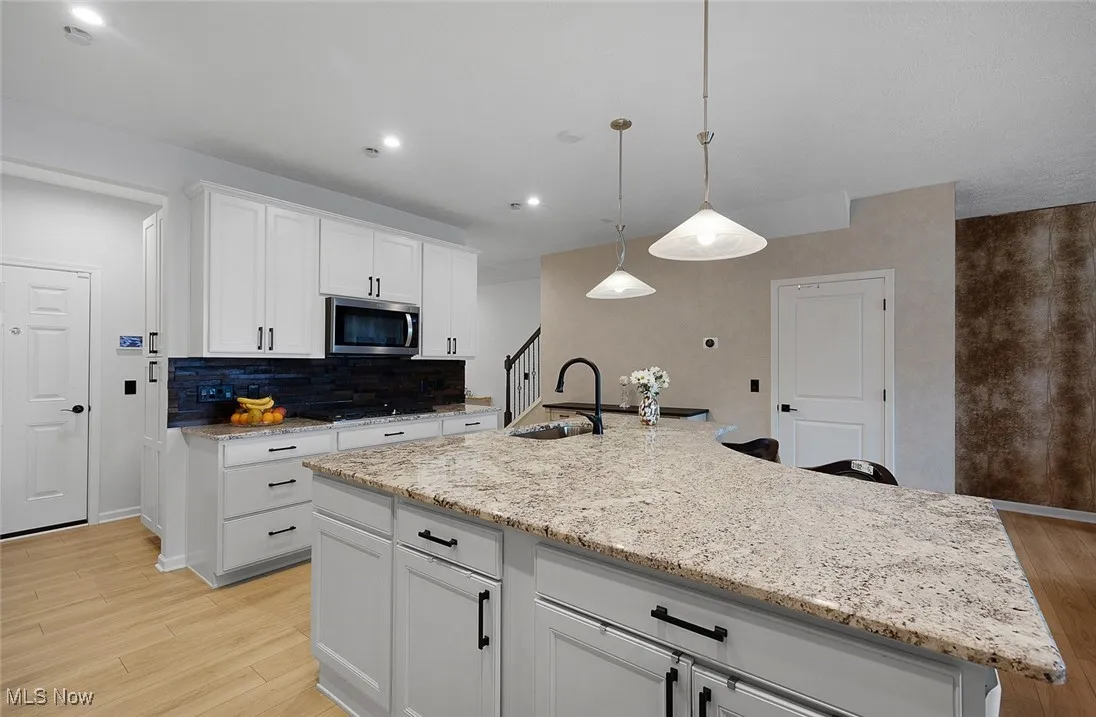 Granite Counters on extra large island!