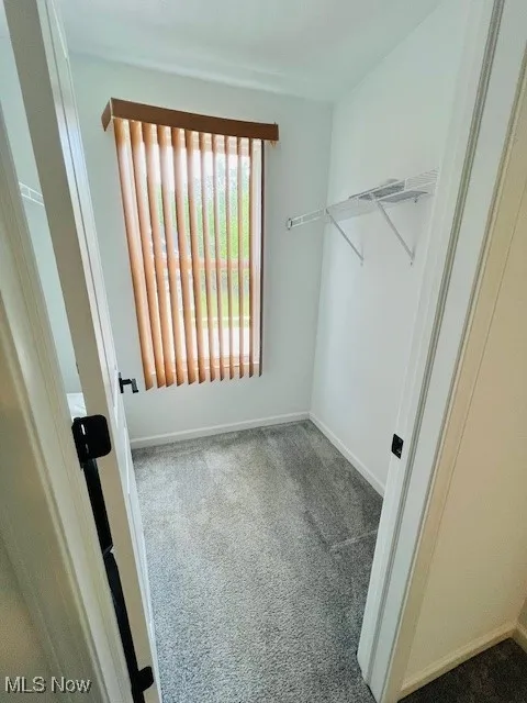 And a very spacious walk in closet!