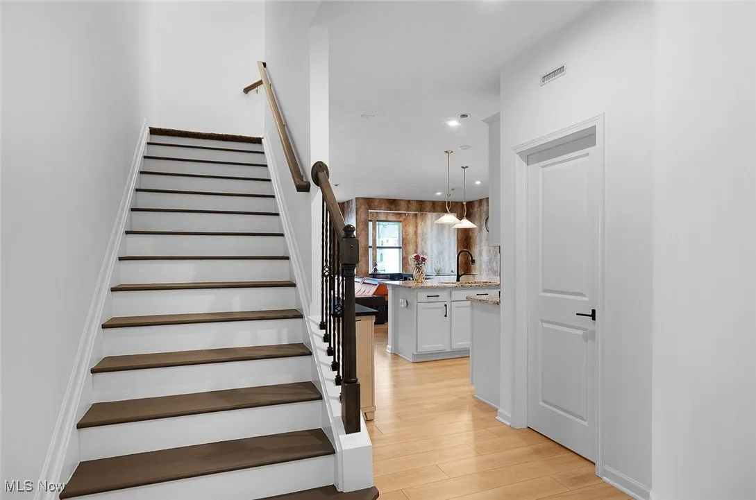 Stairs to the second floor...