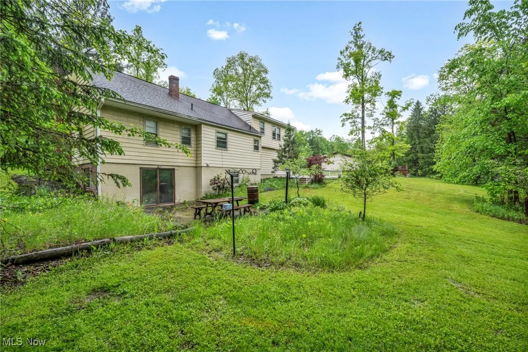 View of grassy yard