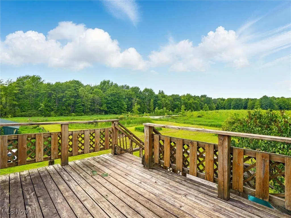 View of deck