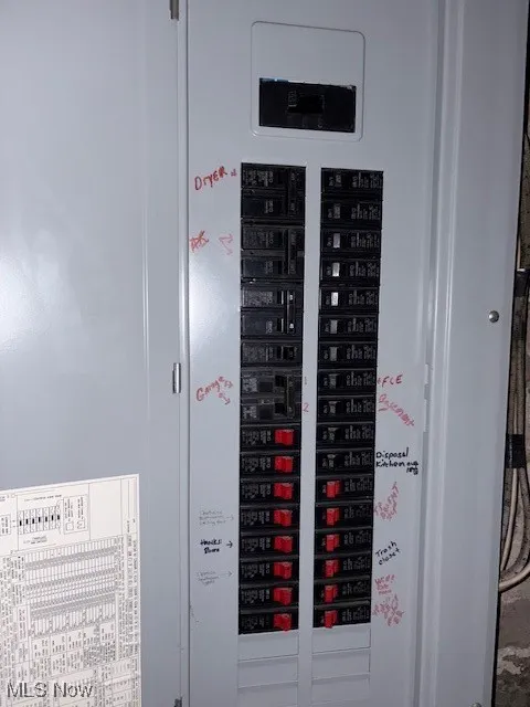 Utility room featuring electric panel