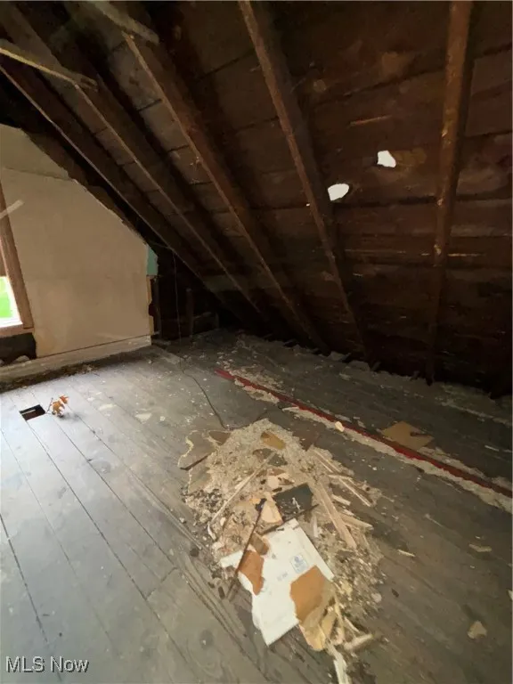 View of attic