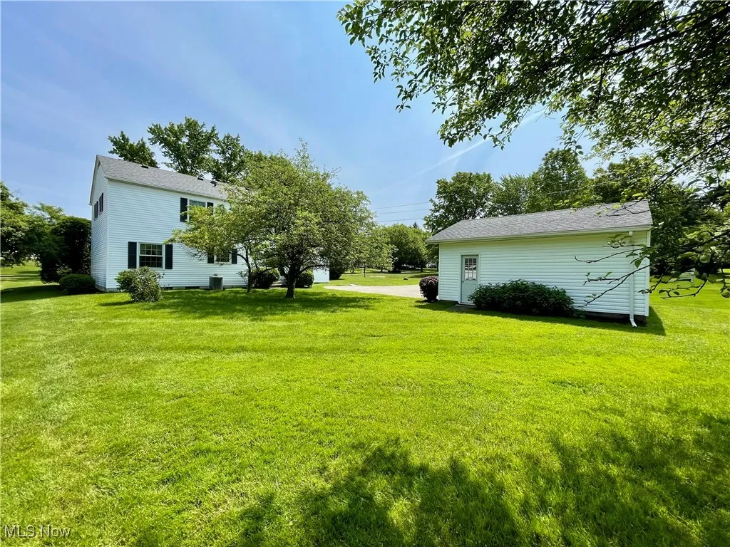Back of home - side of garage - back yard