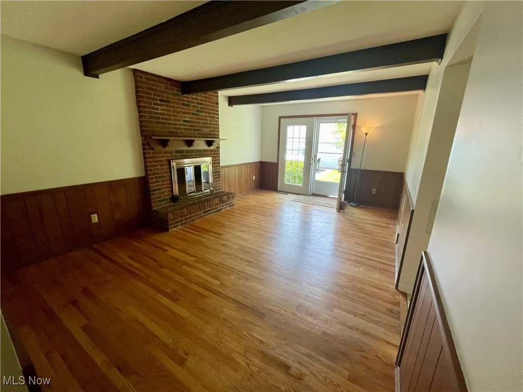 Family room - entrance from back of home