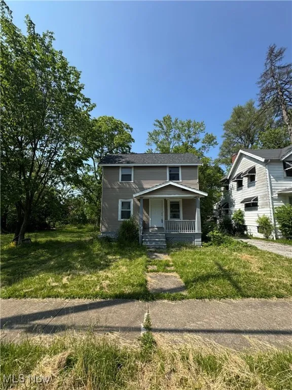 View of front of house with a porch