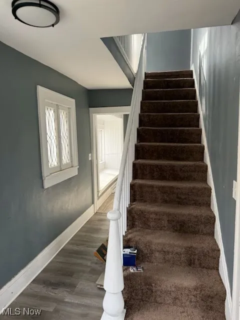 Steps leading to upstairs
