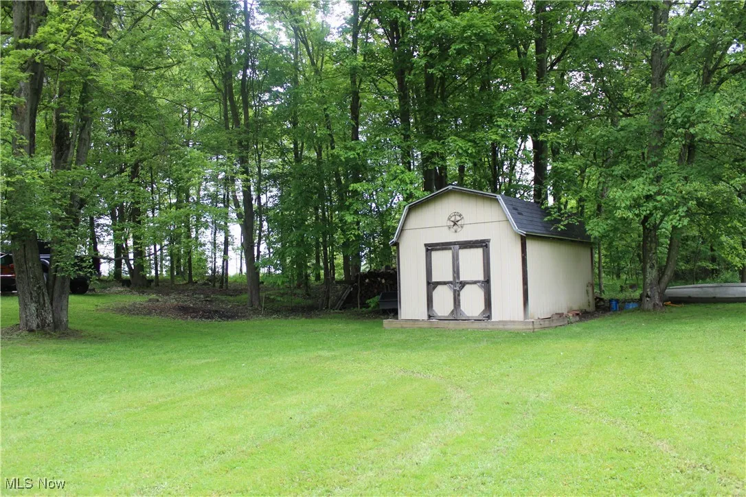 View of grassy yard