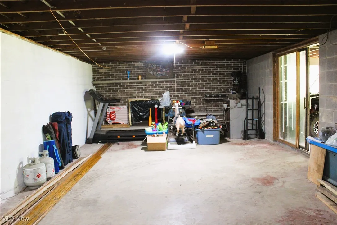 View of basement