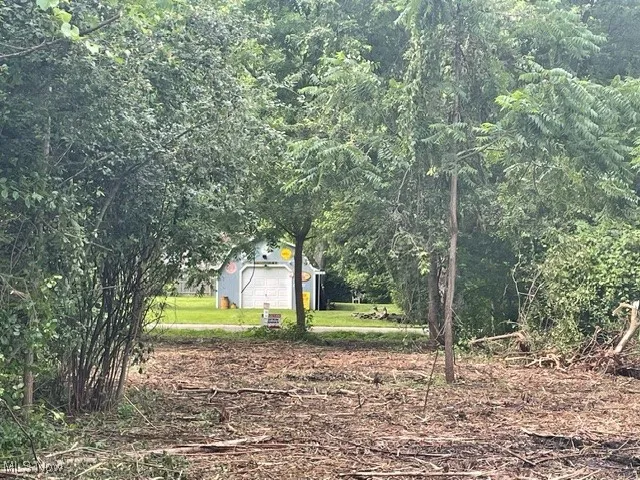 View of yard with an outdoor structure