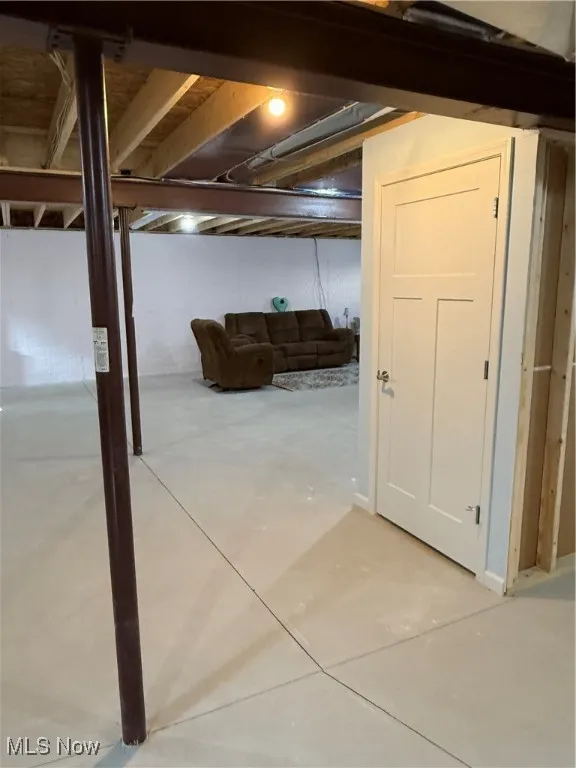 More basement storage under the stairs!  The basement is a blank canvas!