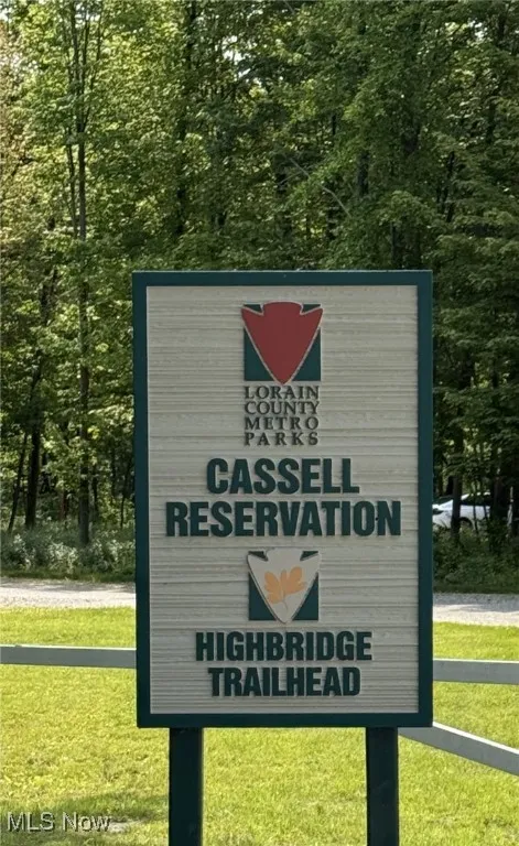 Cassell Reservation, a Lorain County MetroPark is just steps away!