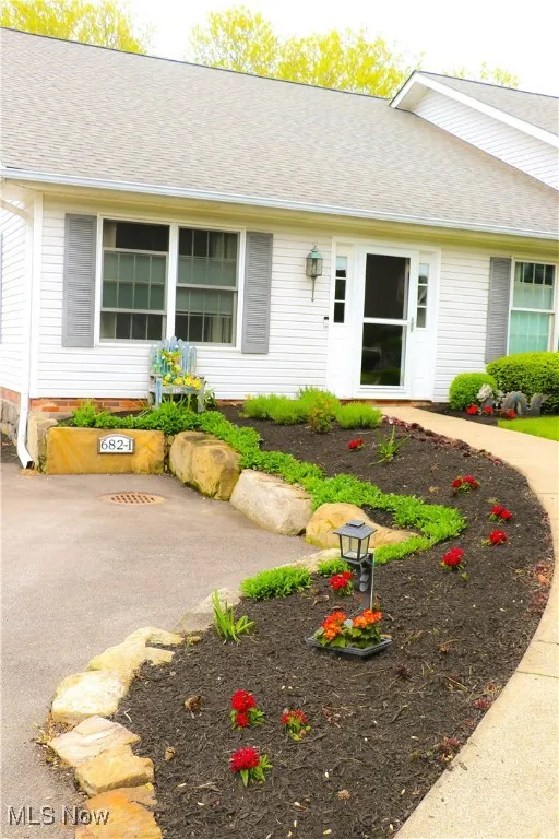 Front walkway to this true 