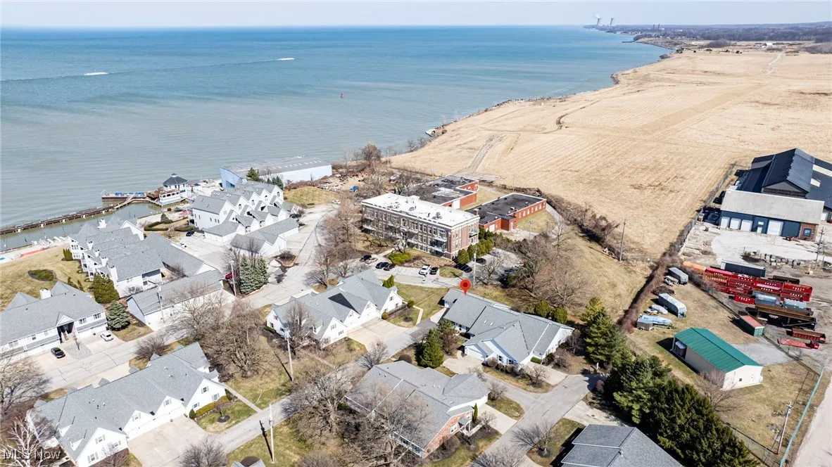 Aerial view showcasing the proximity to Lake Erie!