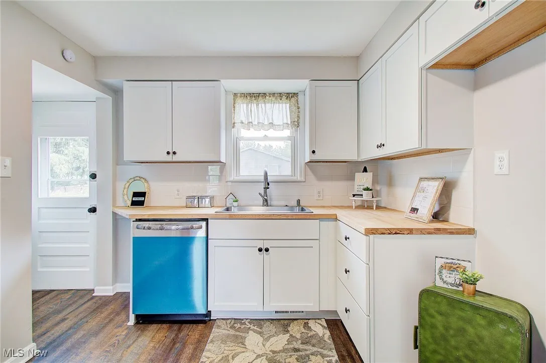 New cabinets.