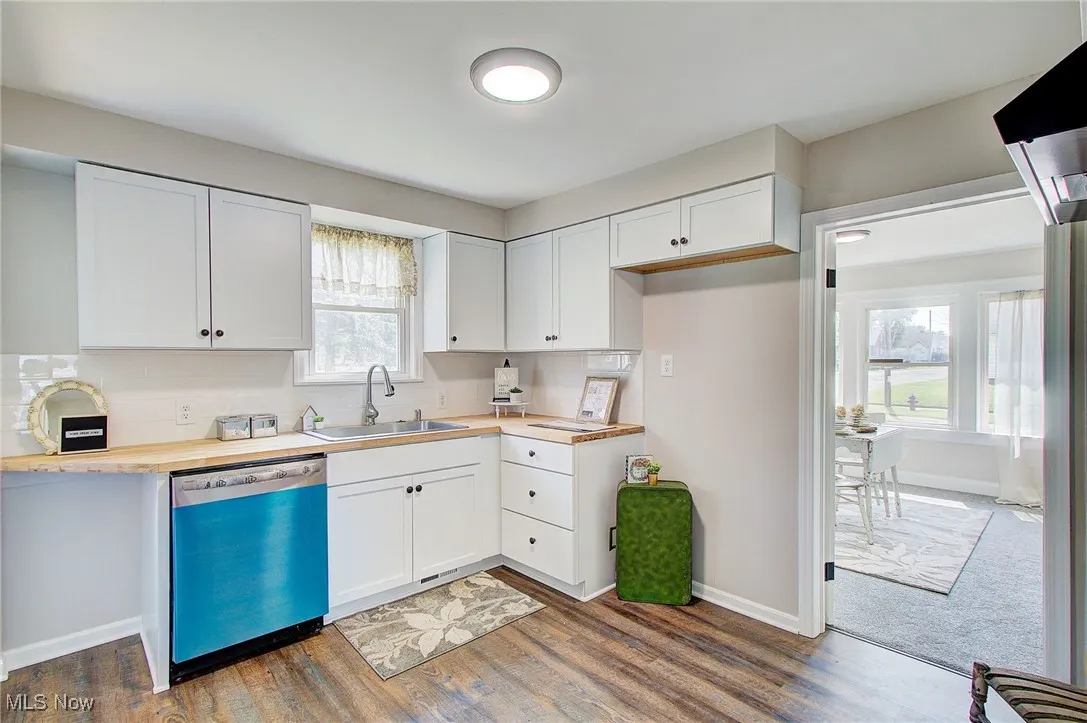 Newly remodeled kitchen.
