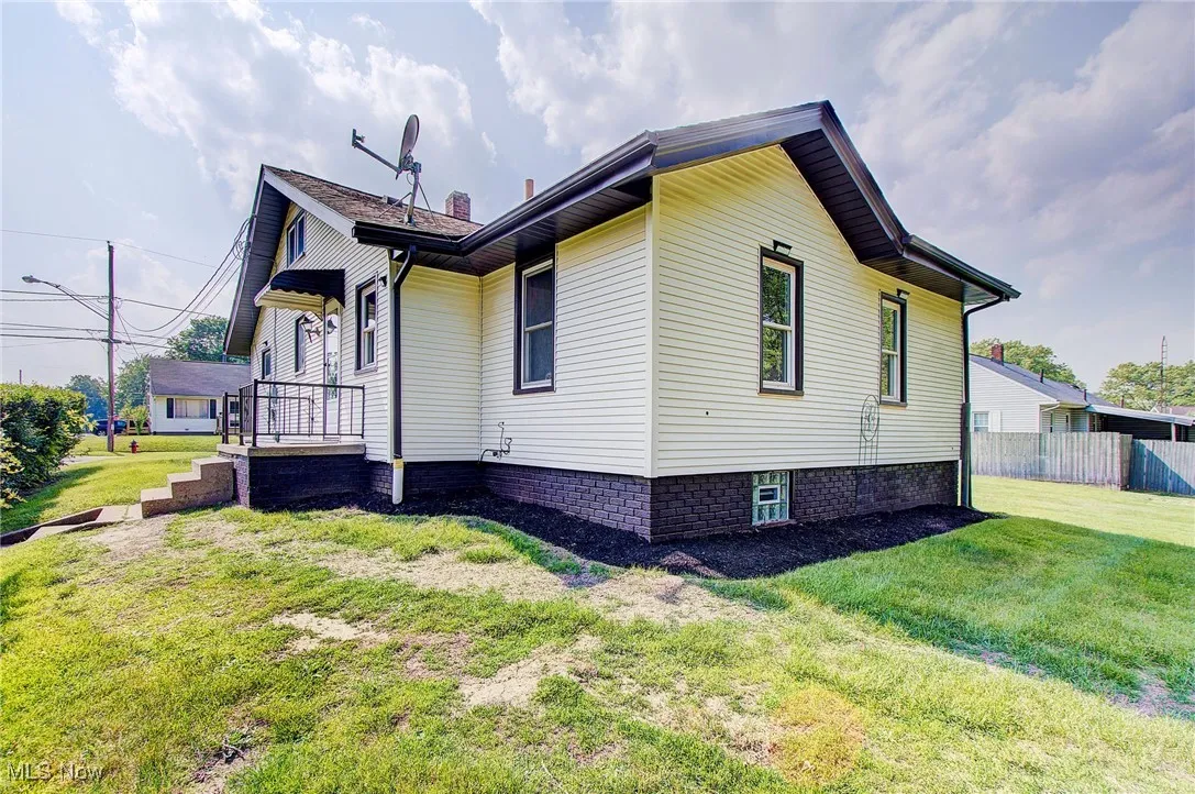 Rear of house.
