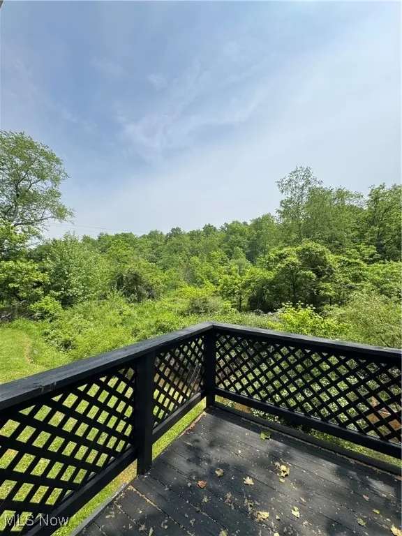 View of deck